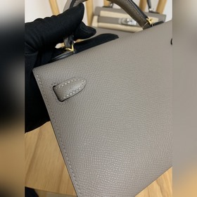 Hermès Импортная сумка Epsom, полностью сшитая вручную, второе по