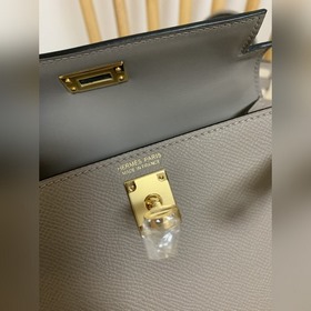 Hermès Импортная сумка Epsom, полностью сшитая вручную, второе по