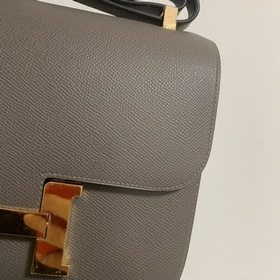 Hermès Constance 19 Импортная сумка из кожи эпсом, полностью сшит