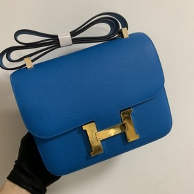 Hermès Constance 19 Импортная сумка из кожи эпсом, полностью сшит