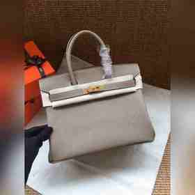 Hermès Platinum 25, 30 сумка с ручкой, светло-серая серебряной за