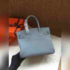 Hermès Platinum 25, 30 сумка серебряной застежкой Импортная теляч