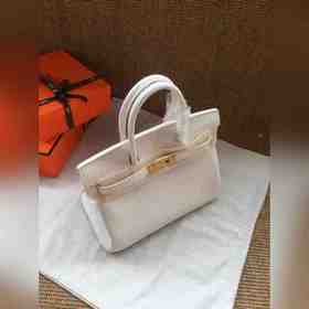 Hermès Platinum 25, 30 сумка серебряной застежкой Импортная теляч