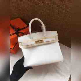 Hermès Platinum 25, 30 сумка серебряной застежкой Импортная теляч