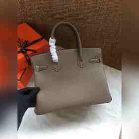 Hermès Platinum 25, 30 сумка-клатч, слоновая кость серебряной зас
