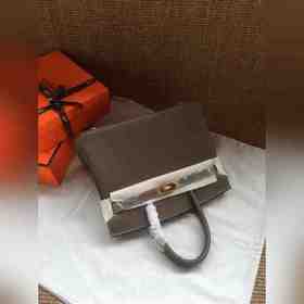 Hermès Platinum 25, 30 сумка-клатч, слоновая кость серебряной зас