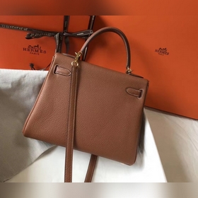 Hermès Kelly 25, 28 сумка через плечо с золотыми застежками Импор