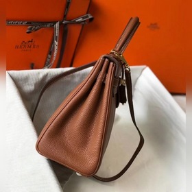 Hermès Kelly 25, 28 сумка через плечо с золотыми застежками Импор
