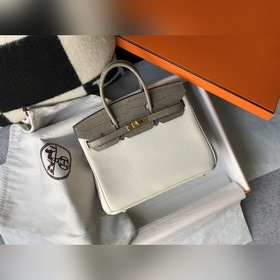 Hermès Белый кожаный чемодан Togo Влюбитесь с первого взгляда, 