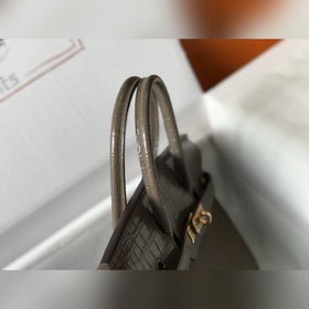 Hermès Сумка Togo из искусственной кожи цвета слоновой кости с им