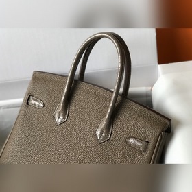 Hermès Сумка Togo из искусственной кожи цвета слоновой кости с им
