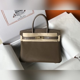 Hermès Сумка Togo из искусственной кожи цвета слоновой кости с им