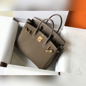 Hermès Сумка Togo из искусственной кожи цвета слоновой кости с им
