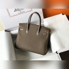 Hermès Сумка Togo из искусственной кожи цвета слоновой кости с им