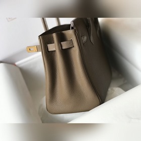 Hermès Сумка Togo из искусственной кожи цвета слоновой кости с им