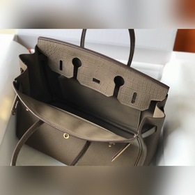 Hermès Сумка Togo из искусственной кожи цвета слоновой кости с им