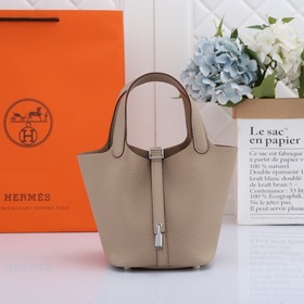 Hermès Сумка для продуктов TC кожа, частично ручная работа, проши