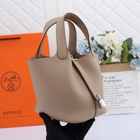Hermès Сумка для продуктов TC кожа, частично ручная работа, проши