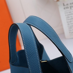 Сумка-корзина Hermes Picotin из кожи TC, сшитая вручную медовым в