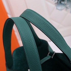 Сумка-корзинка Hermes Picotin из кожи TC, с ручной прошивкой медо