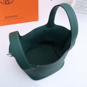 Сумка-корзинка Hermes Picotin из кожи TC, с ручной прошивкой медо