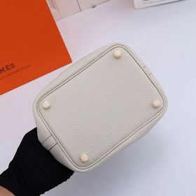 Сумка-корзина Hermes Picotin из кожи TC, сшитая вручную медовым в