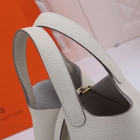 Сумка-корзина Hermes Picotin из кожи TC, сшитая вручную медовым в