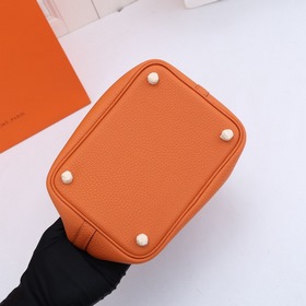 Сумка-корзина Hermes Picotin из кожи TC, сшитая вручную медовым в