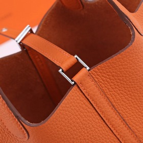 Сумка-корзина Hermes Picotin из кожи TC, сшитая вручную медовым в