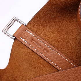 Сумка-корзинка Hermes Picotin из кожи TC, сшитая вручную медовым 
