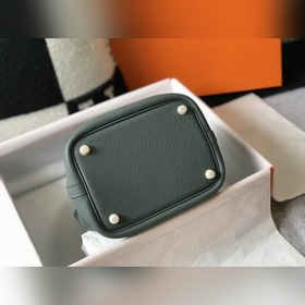Сумка-корзинка Hermes Picotin из кожи TC, сшитая вручную медовым 