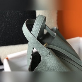 Сумка-корзинка Hermes Picotin из кожи TC, сшитая вручную медовым 