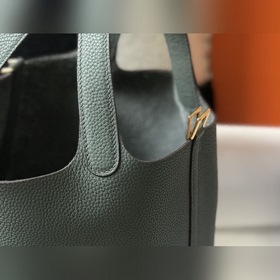 Сумка-корзинка Hermes Picotin из кожи TC, сшитая вручную медовым 