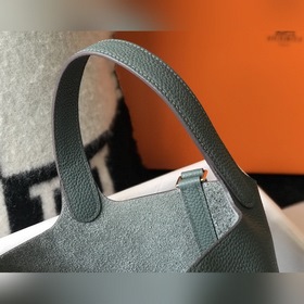 Сумка-корзинка Hermes Picotin из кожи TC, сшитая вручную медовым 