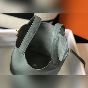 Сумка-корзинка Hermes Picotin из кожи TC, сшитая вручную медовым 