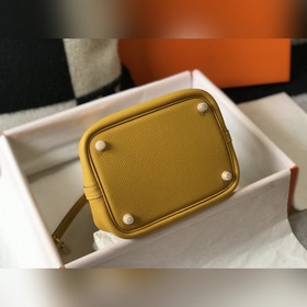 Hermès Picotin сумка-корзинка из кожи TC, сшитая вручную медовым 