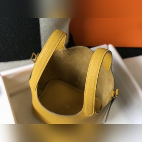 Hermès Picotin сумка-корзинка из кожи TC, сшитая вручную медовым 