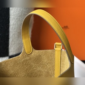 Hermès Picotin сумка-корзинка из кожи TC, сшитая вручную медовым 