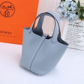 Сумка-корзина Hermes Picotin из кожи TC, сшитая вручную медовым в