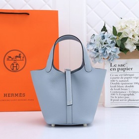 Сумка-корзина Hermes Picotin из кожи TC, сшитая вручную медовым в