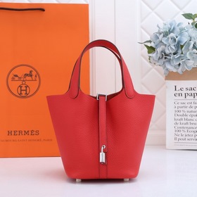 Сумка-корзина Hermes Picotin из кожи TC, сшитая вручную медовым в