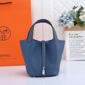 Hermès Picotin сумка-корзинка из кожи TC, сшитая вручную медовым