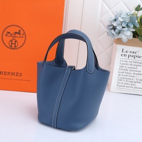 Hermès Picotin сумка-корзинка из кожи TC, сшитая вручную медовым 