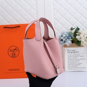 Сумка-корзина Hermes Picotin из кожи TC, сшитая вручную медовым в