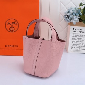 Сумка-корзина Hermes Picotin из кожи TC, сшитая вручную медовым в