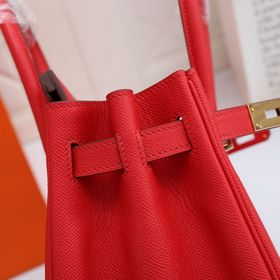 Сумка Hermes Birkin, сшитая вручную вощеной нитью, с золотыми сер