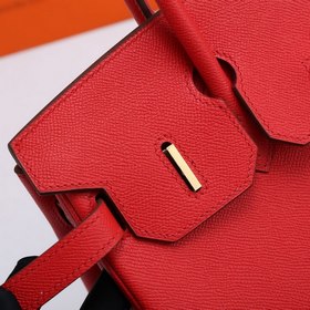Сумка Hermes Birkin, сшитая вручную вощеной нитью, с золотыми сер