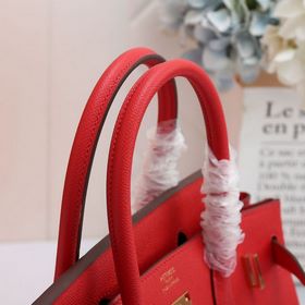 Сумка Hermes Birkin, сшитая вручную вощеной нитью, с золотыми сер