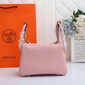 Hermès полуручной работы сумка Lindy из импортной кожи TC с крупн