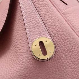 Hermès полуручной работы сумка Lindy из импортной кожи TC с крупн